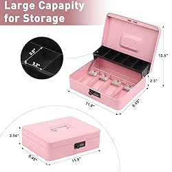 KYODOLED Combination Lock Safe Box with Cash