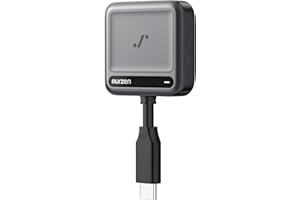 Aurzen Wireless USB-C Transmitter for Zip Projector, 4K Decode 1080P Output, LED Indicator, Compatible with Mobile Phone/PC/T