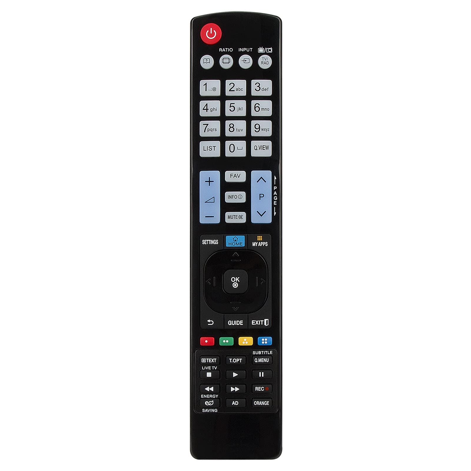 New AKB73615305 Replace Remote Control- AKB73615305 TV Remote Control Replacement fit for LG LCD TV AKB73615305 Remote Controller