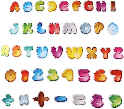 TOYANDONA 2 Juegos de imanes de refrigerador imanes de Nevera de número de Alfabeto inglés para imanes Decorativos Juguete Educativo para niños: Amazon.es: Juguetes y juegos