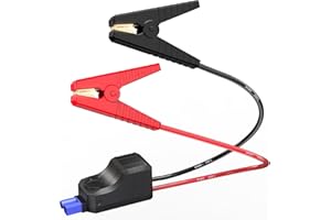 CAKUR Smart Jumper Cables for 12V Portabale Car Jump Starter, Automotive Jump Starter Booster Clamp Cables with 8WAG Line