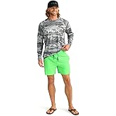 HUK Men's Standard Pursuit Volley, Quick-Dry Fishing Shorts, Summer Green