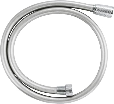 GROHE VitalioFlex Shower Hose 1m Silver TwistStop G1/2" Chrome