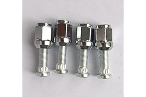 WANTONE RACING Wheel Stud and Nut Kit 85-1074 Replacement for Can-Am ATV Outlander 400 500 650 800 800R & Defender HD5 HD8 HD