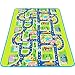 Tiny Wonders Kids Activity Creeping Play Mat, Baby Learning Decor Rug with Road Traffic, Infants Educational Car Carpet with City Town Map, Large and Thick for Floor Bedroom Playroom Safe Area Game