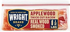 Wright, Thick Sliced Applewood Smoked Bacon, 24 oz