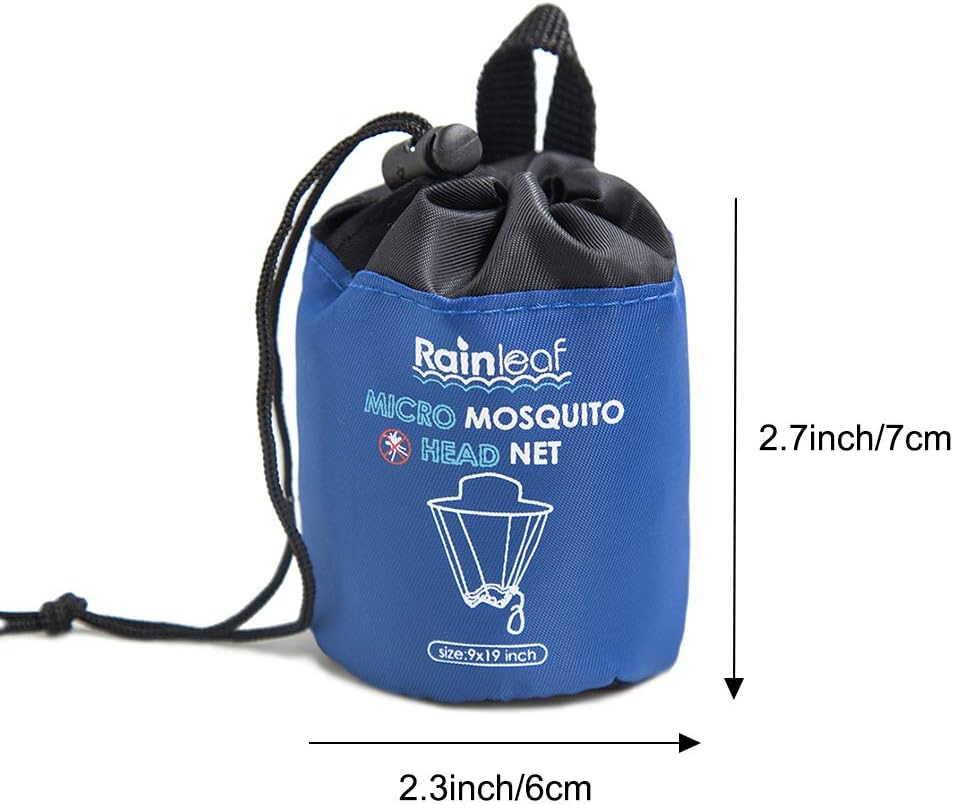 Rainleaf 3 Pack Mosquito Head Net Bug Face Shield Neck Protecting Net for Fishing, Hiking, Camping, Traveling, Gardening,Backpacking: Garden & Outdoor