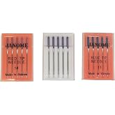 HONEYSEW Sewing Machine Blue Tip Needle Size 11 Purple Tip Needles Designed for Janome Stretch Size14
