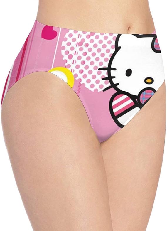 Hello Kitty Women Underwear Sexy Underwear Briefs Breathable Hipster