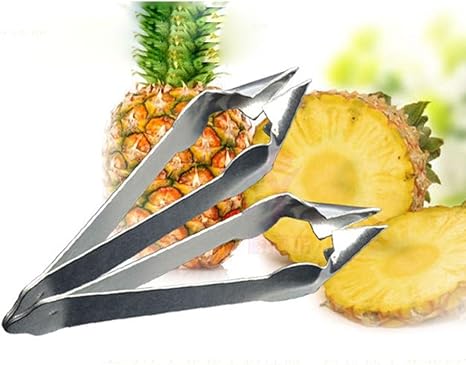 Amazon Com Sujing Pineapple Eye Peeler Pineapple Seed Remover Clip Seed Core Remover Tool Stainless Steel Cutter Kitchen Dining