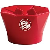 Chef'n PopTop Microwave Popcorn Popper (Cherry)