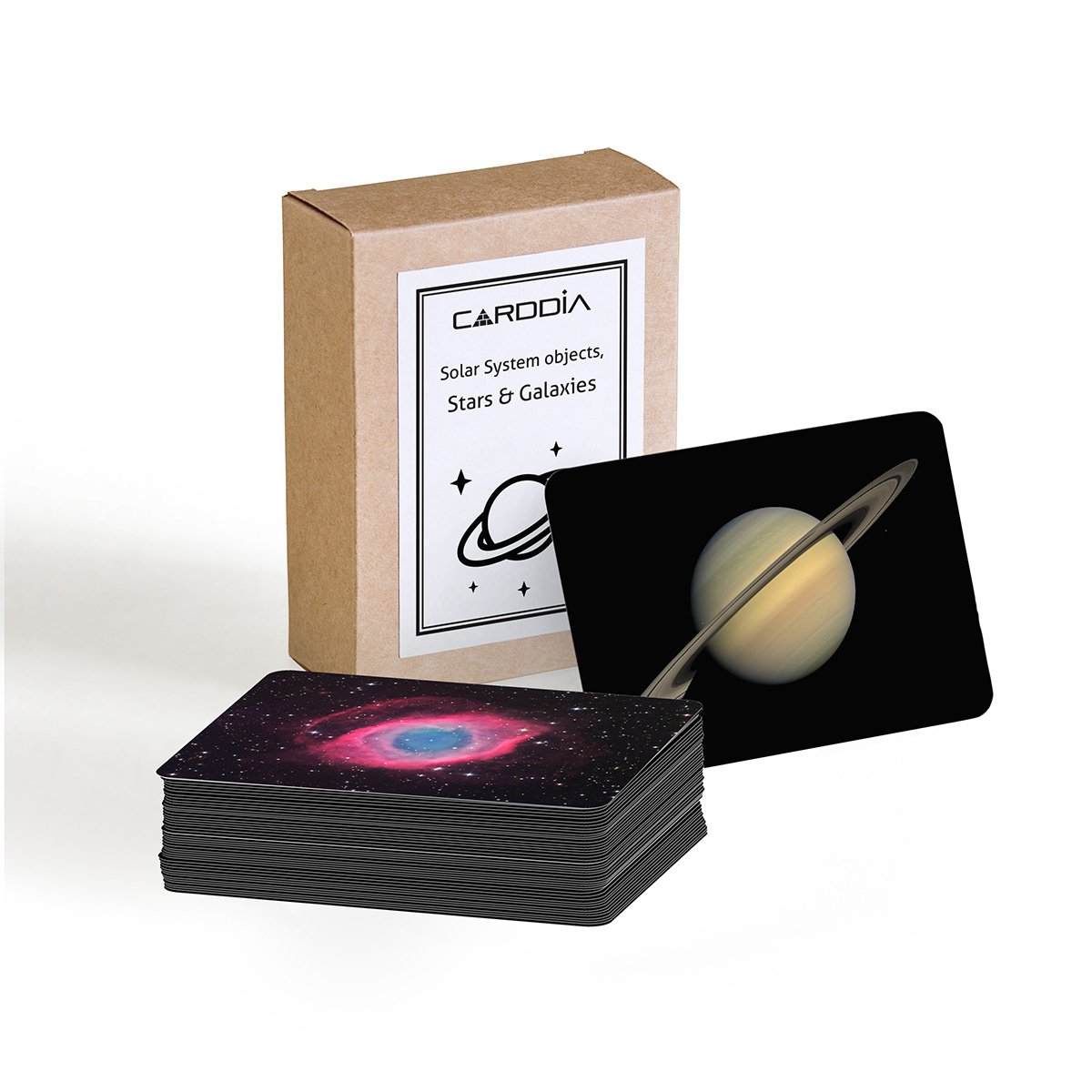 CARDDIA Astronomical Objects STEM educational Cards (including Solar System Planets, Minor Planets, Satellites, Galaxies, Clusters, Nebulae...)