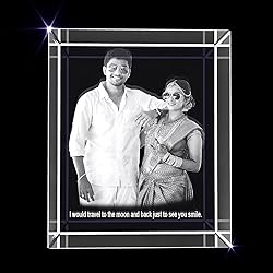 Personalized Custom 3D Photo Etched Engraving on
