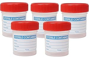 TOPMED ETS 20 Sterile Specimen Cups are Each Individually Packed with a Screw Cap 2oz 50ml 20 Count (20)