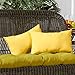 Greendale Home Fashions Rectangle Outdoor Accent Pillows, Sunbeam, Set of 2