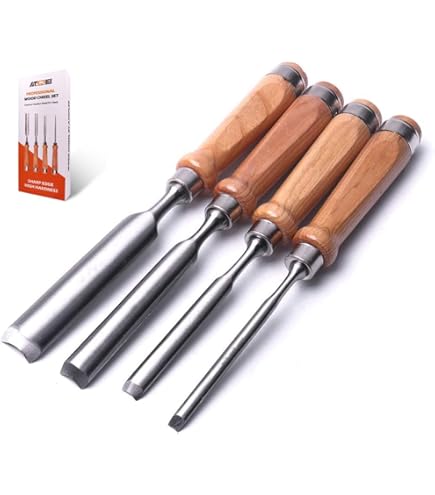 Akira Miki Power Grip Chisel, Triangle, 0.2 inch (4.5 mm