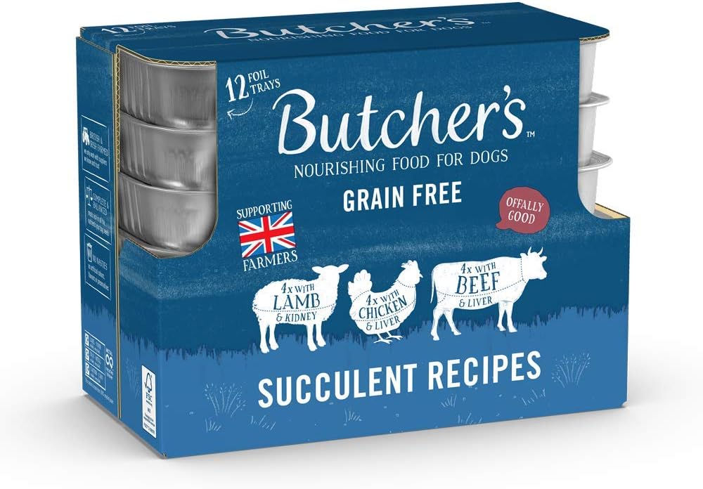BUTCHER'S Wet Dog Food Trays Grain Free Succulent Recipes 36 x 150g