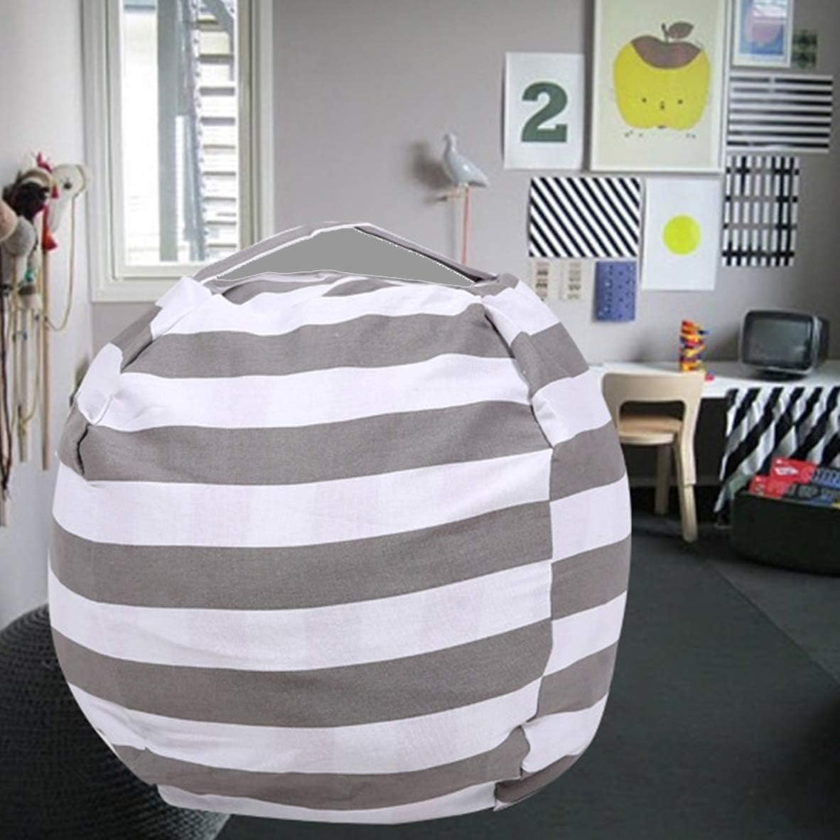 Fits a Lot of Stuffed Animals WINDE Stuffed Animal Storage Bean Bag