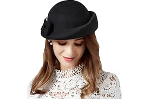 HIMESPORT Women Wool Felt Ribbon French Fashion Vintage Millinery Beret Hats Top Cap Ladies Party Wedding Fedoras Chapeau