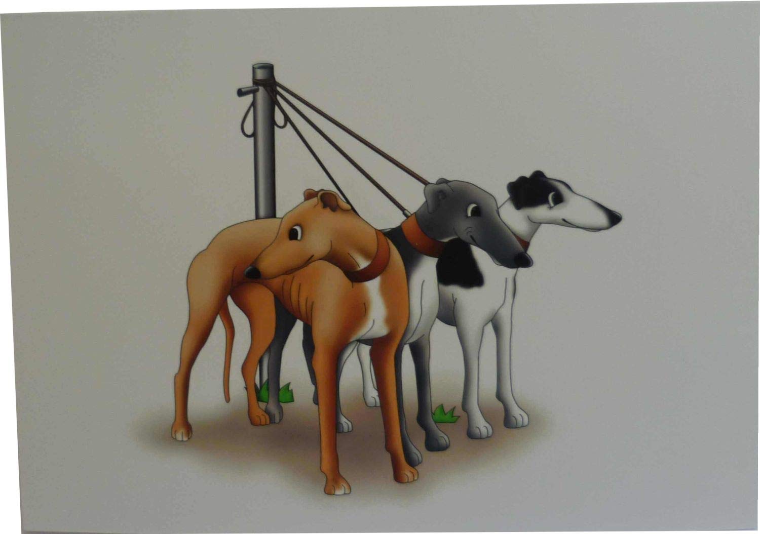 Greyhounds (lead) Notecards (pack of 10)