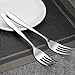 Kekow Serving Fork Set, 8-Piece Stainless Steel Buffet Serving Fork, 9.37-INCH, F