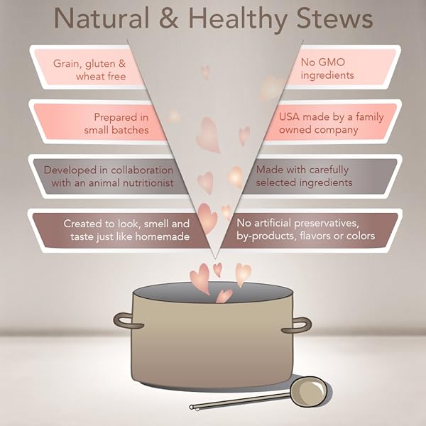 CARU – DAILY DISH CHICKEN STEW, NATURAL ADULT WET DOG FOOD WITH REAL CHUNKS OF CHICKEN, WITH ADDED VITAMINS AND MINERALS, NON-GMO INGREDIENTS (12.5 OZ)