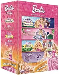 Barbie - Coffret 4 films : Collection Princesse - Pack