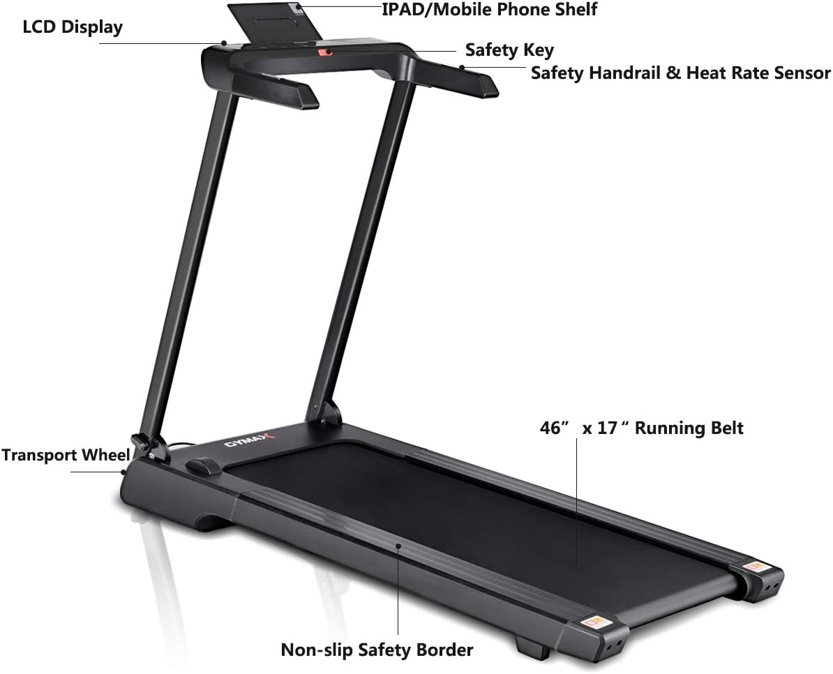 space saving running machine