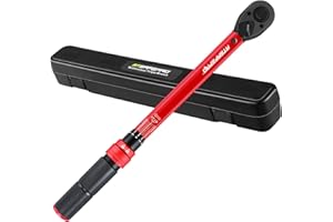 ATsafepro 1/2-Inch Drive Click Torque Wrench,10-170FT.LB/13.6-230.5N/M Dual-Direction Torque Wrench 1/2 Drive,72-Tooth Dual R