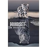 Inspirational Quotes Poster,Mindset Is Everything,Motivational Canvas Wall Art For Living Room Decor Aesthetic Vintage Posters & Prints Canvas Paintings Wall Art Over Bed Wall Unframed 12x18 inches