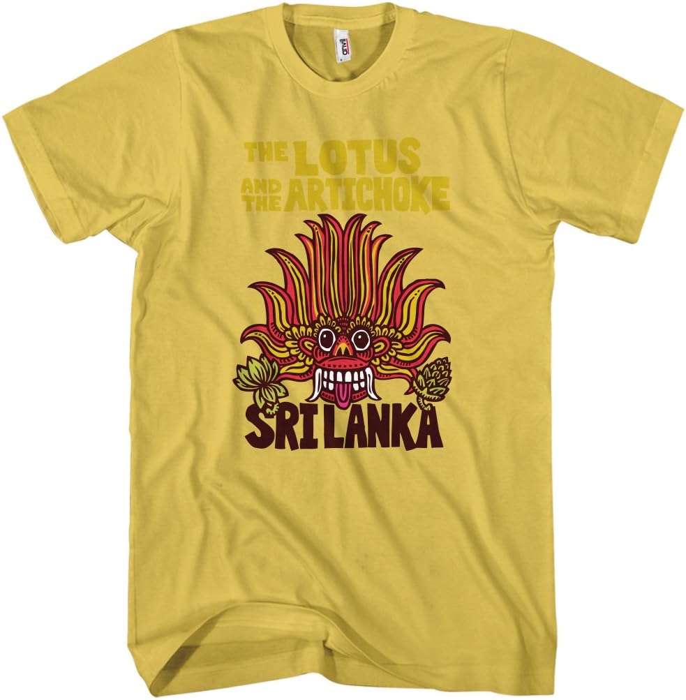 x The Lotus and The Artichoke Men's Lotus Sri Lanka T-Shirt