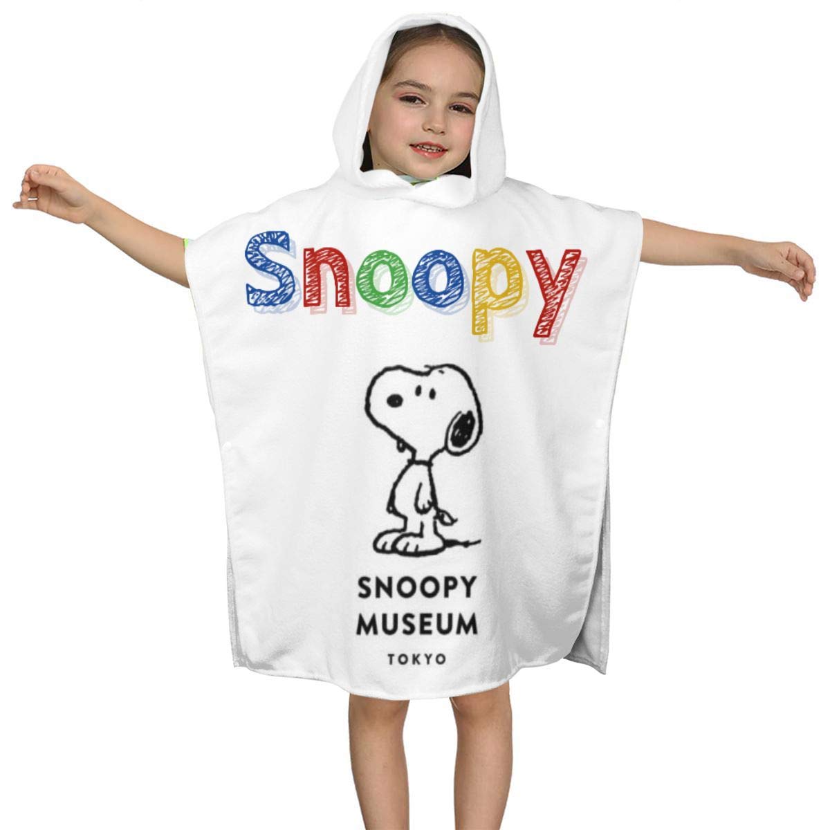 snoopy hooded towel
