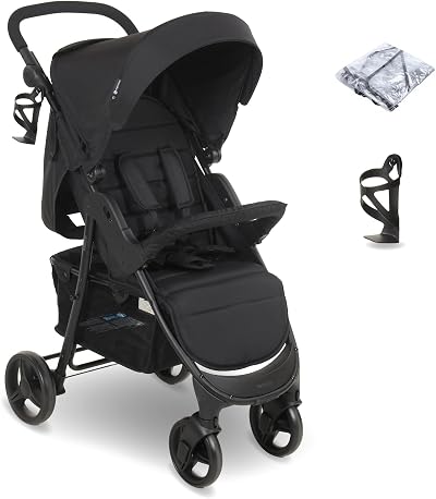 My Babiie MB30 Pushchair Birth to 4 Years Compact Fold Large Basket
