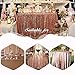 SoarDream 60x102 inch Rose Gold Sequin Tablecloth Rectangular Table Cloth for Wedding