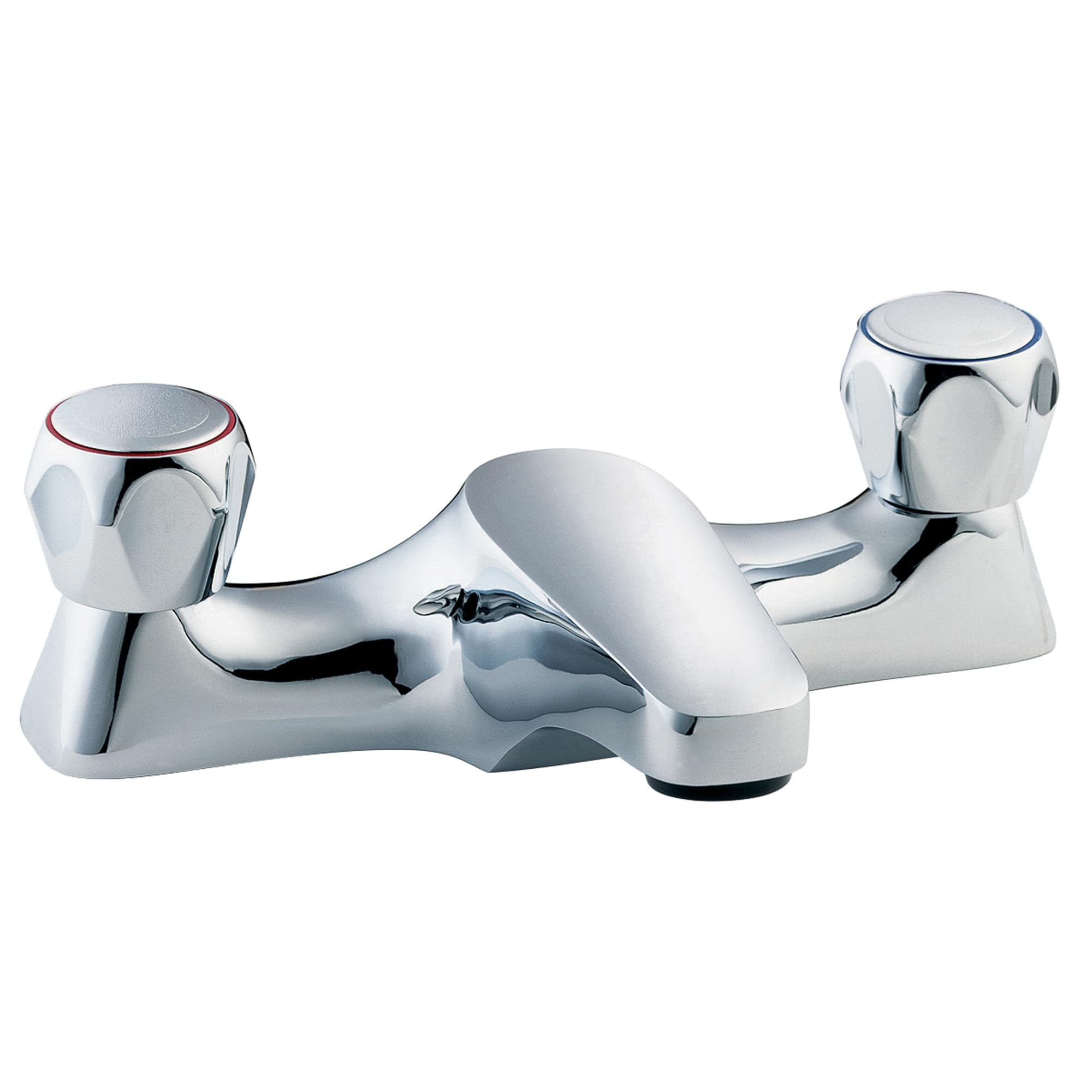 Deva DCM108 Profile Deck Mounted Bath Filler Tap with Chrome Finish
