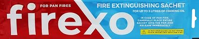 Firexo Pan Fire Extinguisher Sachet - Kitchen Cooking Oil Fat Fire Safety