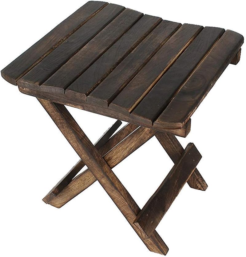 FORESTWOOD Wooden Handicraft Folding Coffee Table/Centre Table for Living Room