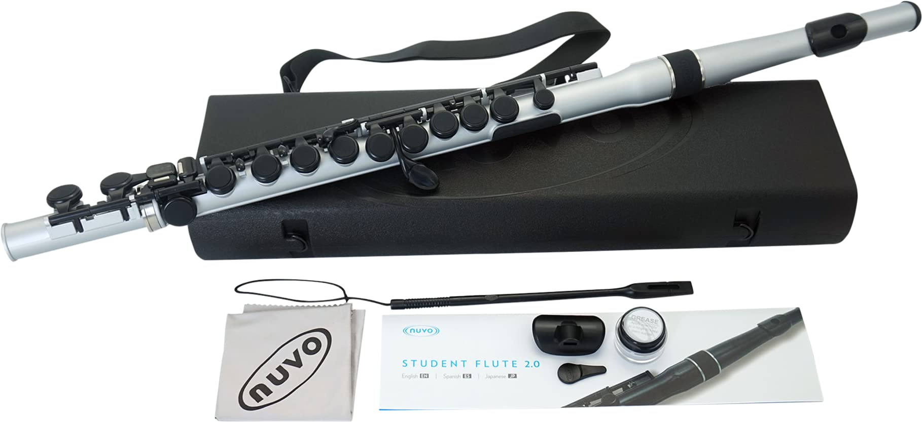 Nuvo N235SFSB student flute metallic silver, 7.5 cm*50.0 cm*7.5 cm