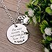 Melix Home Gift For Daughter Necklace From Mom Dad, You'll Always Be My Little Girl Necklace