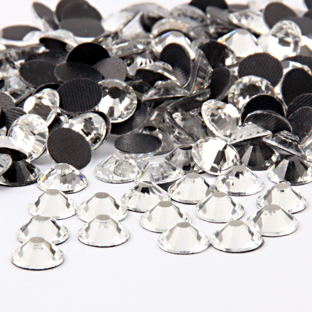 Crystal Hotfix Rhinestone,Machine Cut Stone 100pcs/pkg (Crystal,SS40/8mm)