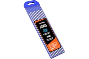 FEIFANKE TIG Tungsten, TIG Welding Tungsten Electrode, 10PCS 3/32'' x 7'', Blue 2% Lanthanated, WL20/EWLa-2