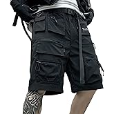 XYXIONGMAO Shorts Hip Hop Sweatpants Techwear Overalls Slacks Athleisure Men's Tactical Cargo Streetwear Pants