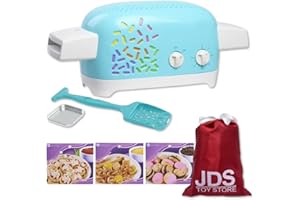JDS TOY STORE JDS Easy Baking Oven Bundle, Includes Oven, Pretzel, Pizza, Chocolate Chip and Pink Sugar Cookie Mixes, Plus JDS Refill Mix Bag