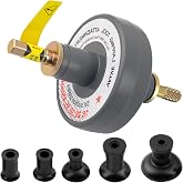 TSIEBRV Valve Lapping Tool Kit with 1000-1250 RPM Working Range,Valve Grinding Tool with 5 Size Suction Cups of 16mm/20mm/30mm/35mm/45mm,Valve Lapping Kit Use with Valve Lapping Compound
