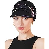 Awefeel Chemo Headwear Viscose Newsboy Cap for Women Winter and Spring Hats