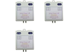 Mucacat 3X AC120V 220V Time Delay Relay Power on Delay Off Switch 1-480Min Adjustable Delay Power Off Home Automation Control