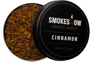 SMOKESHOW COCKTAIL SMOKER Wood Chips for Cocktail Smoker 4 oz tin. Add Flavors to Your Smoked Drinks (Cinnamon)