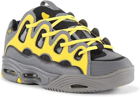 osiris d3 2001 black charcoal yellow