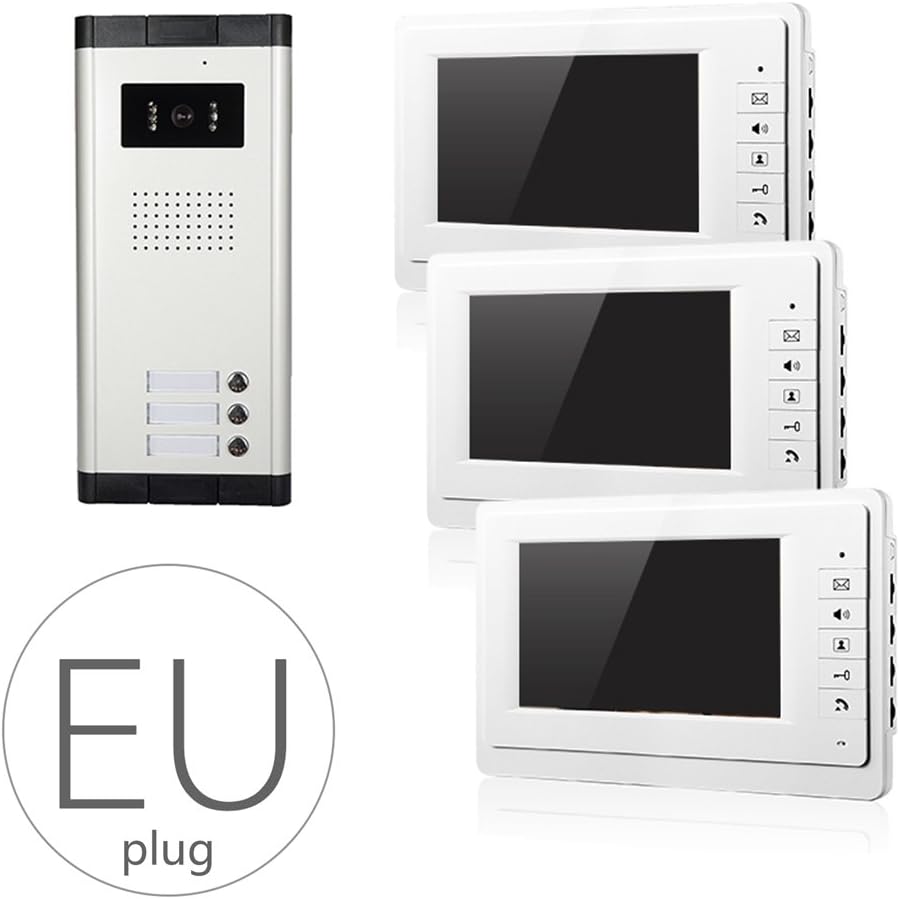 videocitofono per la casa con 4 monitor