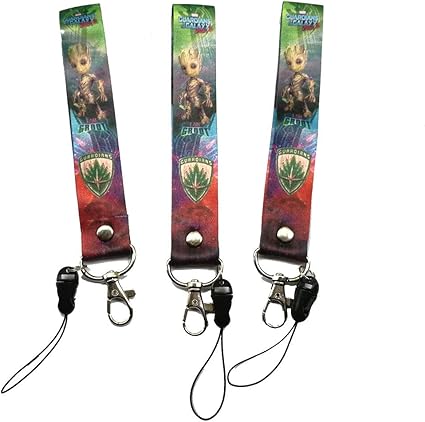 Amazon ガーディアンズ オブ ギャラクシー グルートランヤード グルートベビーリストバンド セキュリティバッジ Id 鍵など用 スタンプ 文房具 オフィス用品